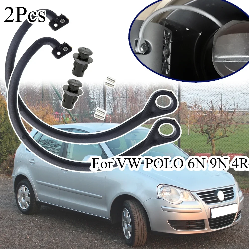 2PC Fuel Oil Tank Inner Cover Plug For VW POLO 6N 9N Petrol Diesel Cap Lid Gas Filler Support Retaining Strap Cord Rope Tether fuel tank cover oil fuel cap fuel cap cord strap