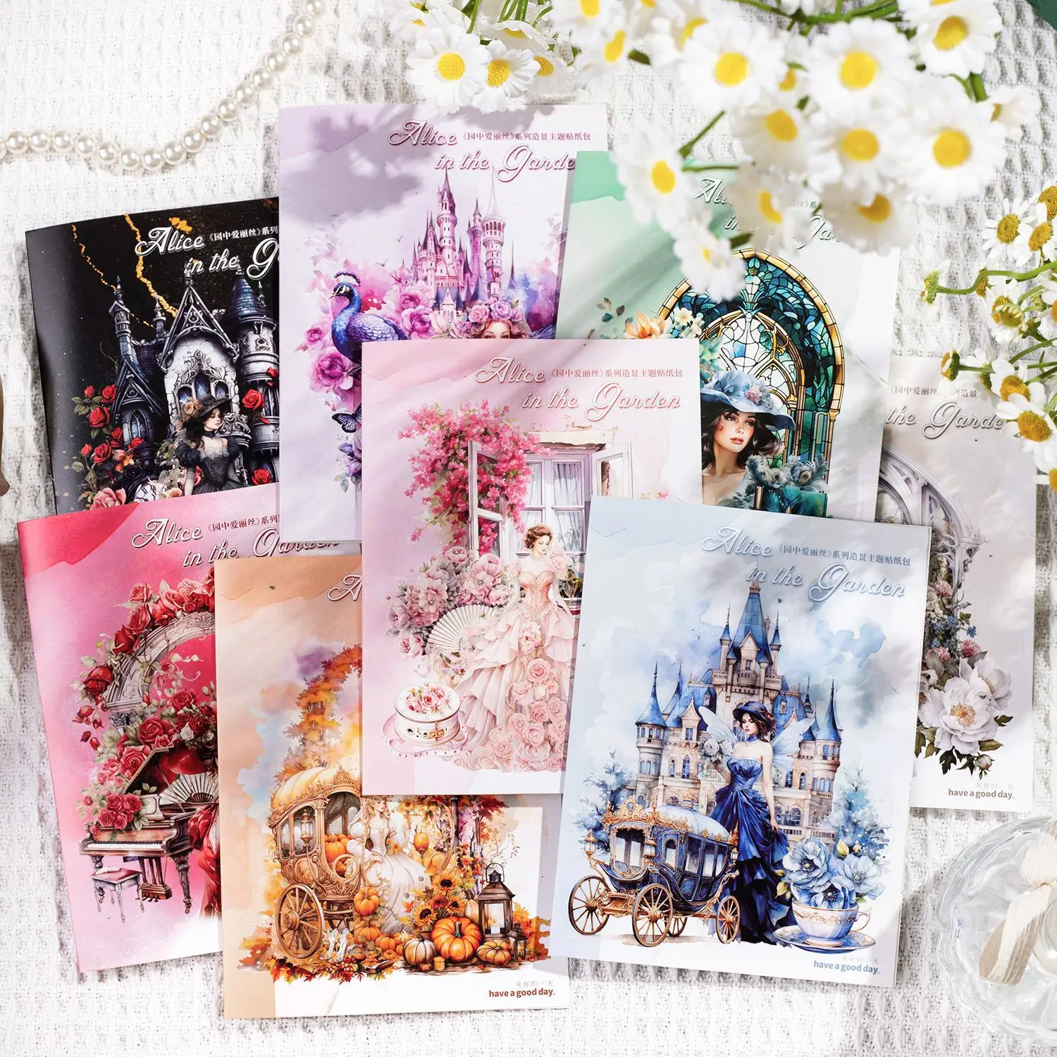 Dream princess theme Stickers aesthetic Decorative Diary Album Scrapbooking handmade DIY 30 pcs/pack stickers scrapbooking supplies