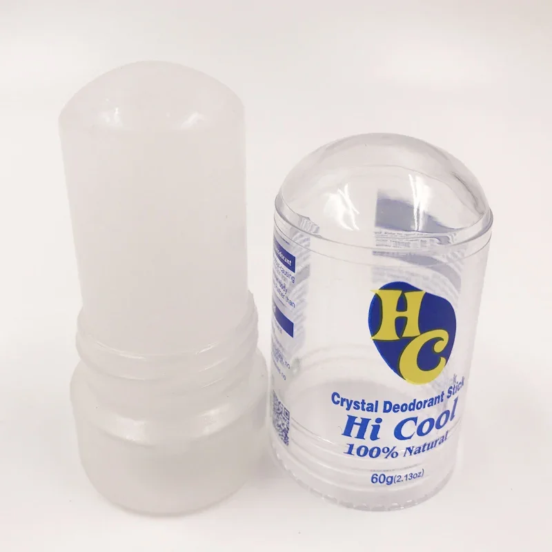 MOONBIFFY 60g Alum Stick Deodorant Stick Antiperspirant Alum Crystal Deodorant Underarm Removal for Women Man