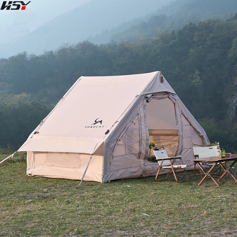 3〜4人用のインフレータブルキャンプテント,オックスフォード