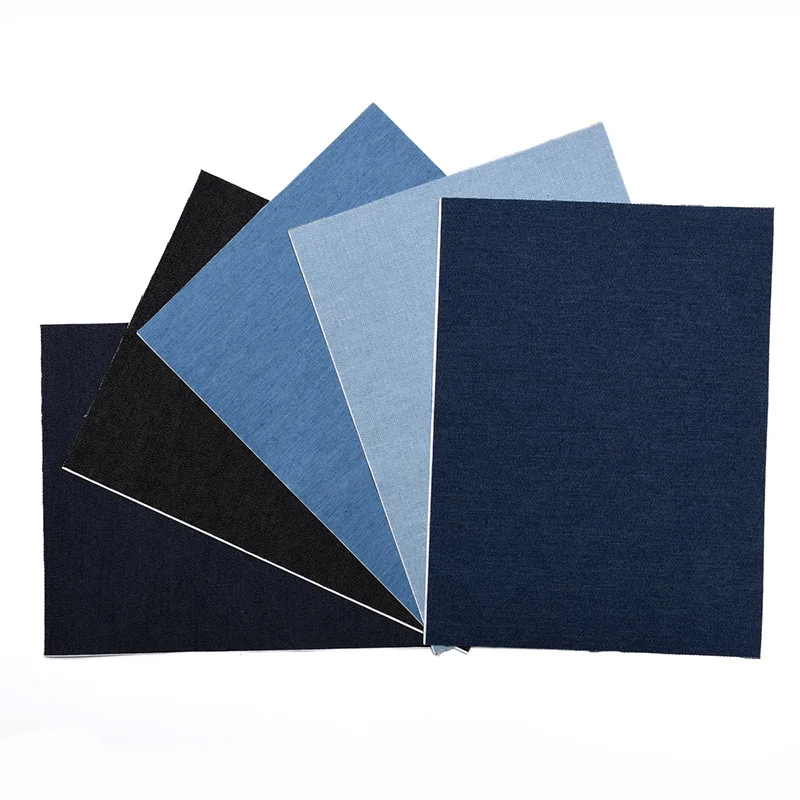 15x20cm 자기 접착 성 두꺼운 직사각형 데님 패치 의류 청바지 구멍 수리 의류 스티커 바느질 액세서리 패치