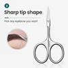 MR.GREEN Eyebrow Scissors Curved Blade Cuticle Scissors Professional Stainless Steel Manicure Trimmer Hair Remover Tool 4