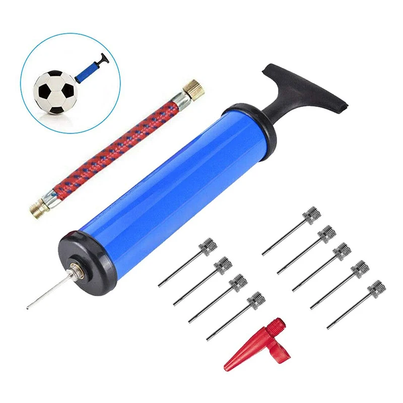 Description Picture 3 of item1 Set Inflator Ball Pump Needles Valve Adapter Set For Basketball Football Balloons Volleyball And Rugby