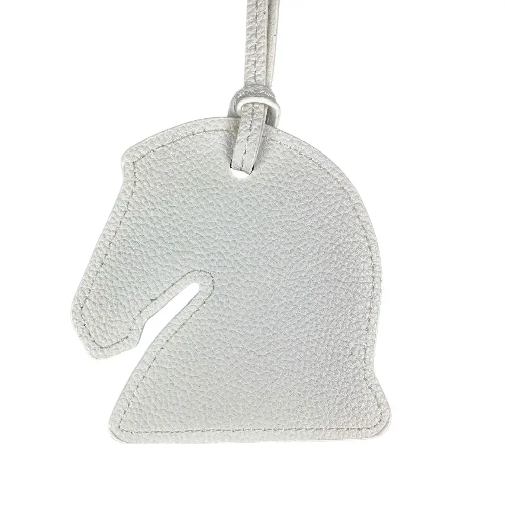Artisanal Leather Horse Head & Horseshoe Charms Set - Premium Quality & Customizable Colors - Perfect Bag Accent