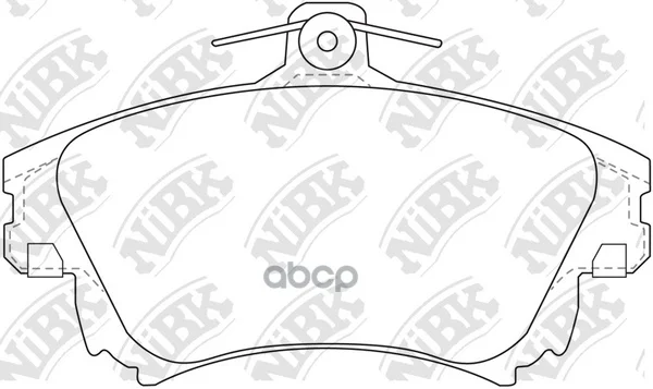 PN3126-NIBK_колодки дисковые передние!\ Volvo S40/V40 1.6i-1.9Di 97-03 NIBK арт. PN3126 | Автомобили и