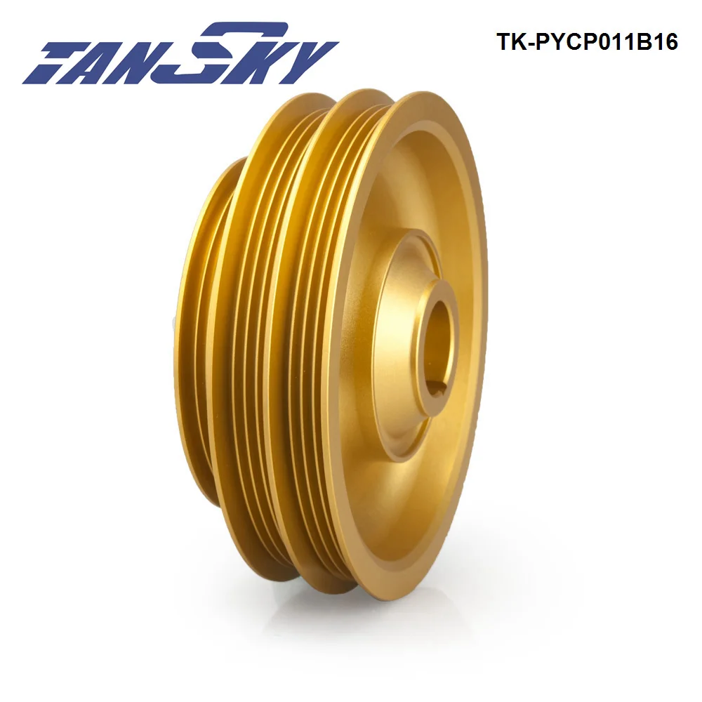 TANSKY Racing Aluminum Crankshaft Pulley TK-PYCP011B16 For Honda Civic Si Integra B-Series