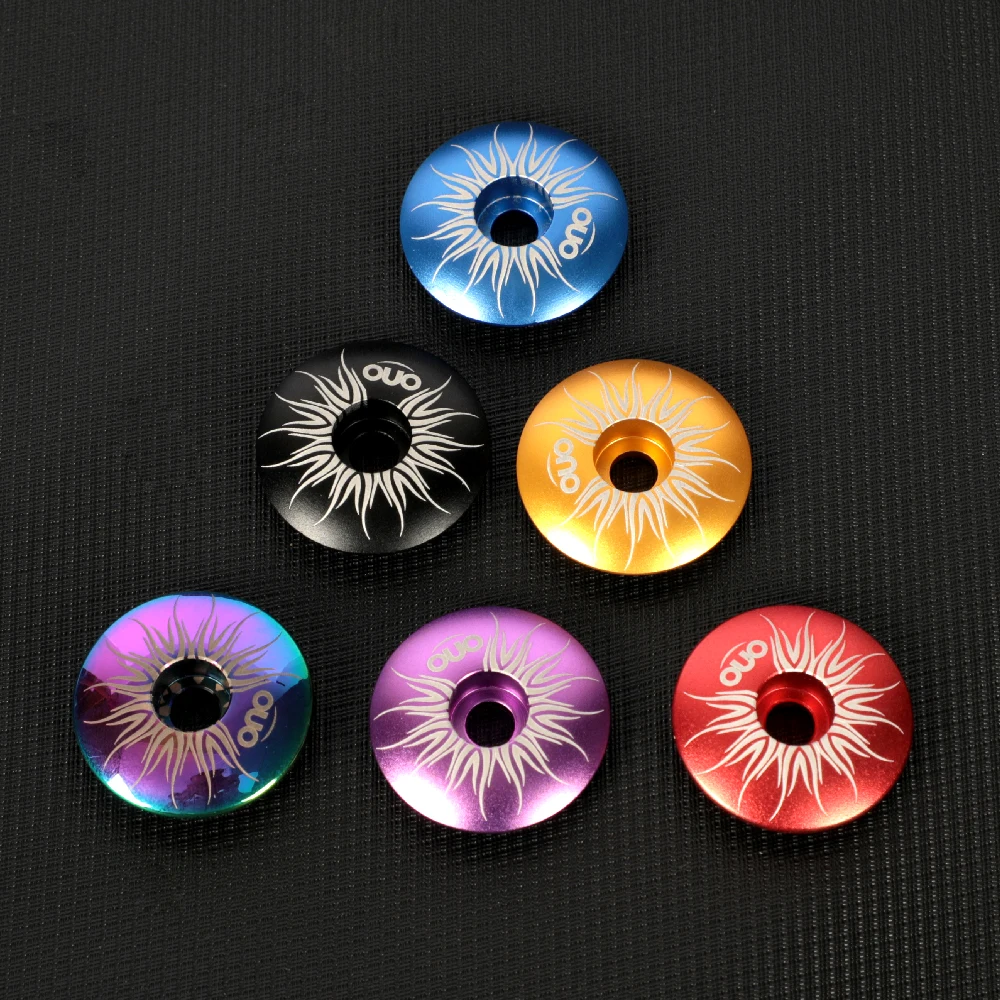 OUO CNC MTB Power Cap 1 1/8 Headset-Abstandshalter Vorbau Top Cap Bolt 28,6 mm Gabelabstandshalter Fahrradbrücke Lenksäule – Detail 9