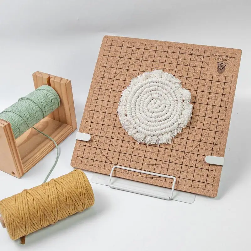 Adjustable Macrame Board Stand for DIY Projects