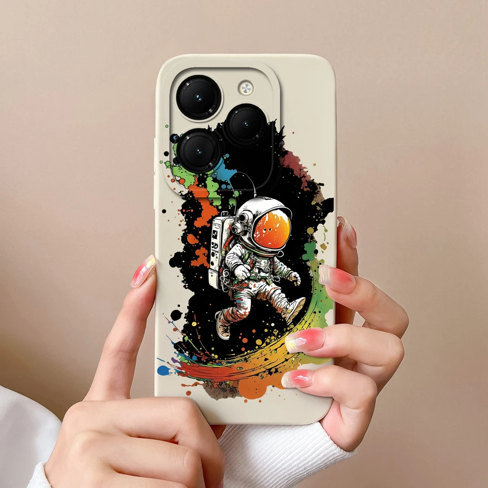 Twinkle Star Moon Liquid Durable Shockproof Back Cover