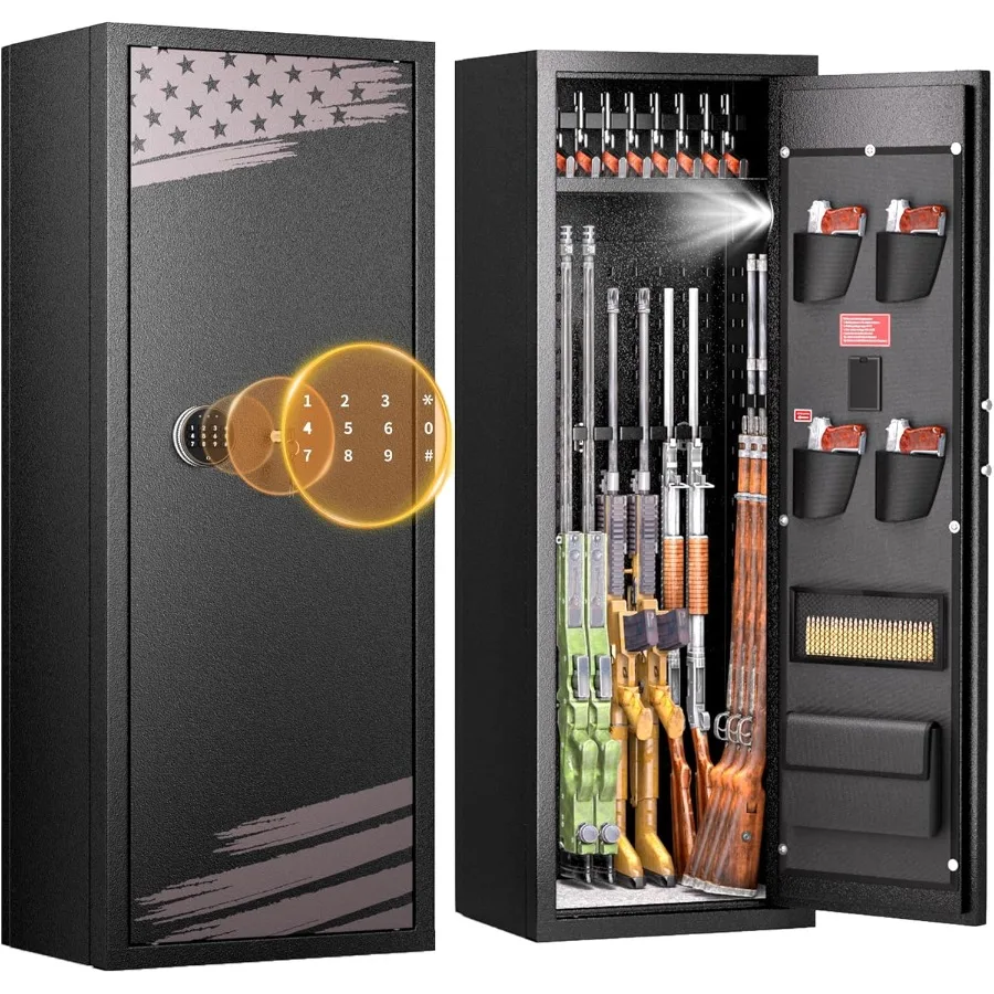 Secure Home Storage for Long Guns and Handguns