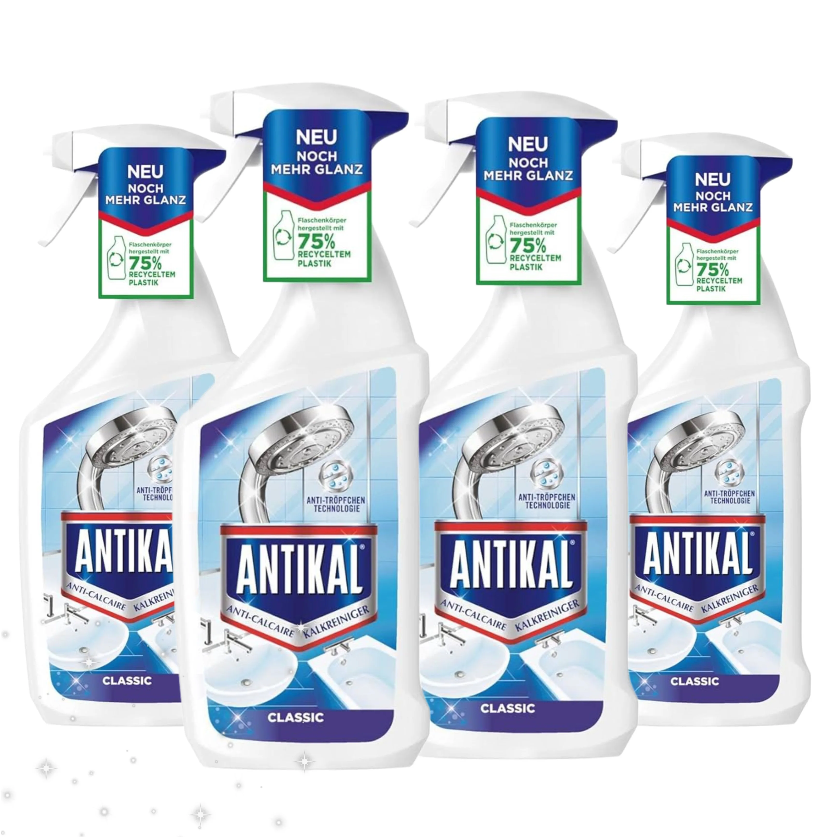 ANTIKAL Classic Odkamieniacz do łazienki spray 4x 750ml ORYGINAŁ DE  z Polski za $13.89 / ~56zł
