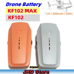 JHD Wholesale KF102 MAX Battery Orange For KF102 Drone 7.4V 2200mAh Original Drone Battery KF102 MAX  Accessories Parts