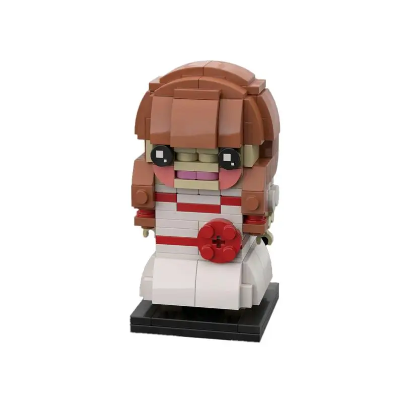 MOC Horror BrickheadZ Annabelle Model Building Blocks Movie