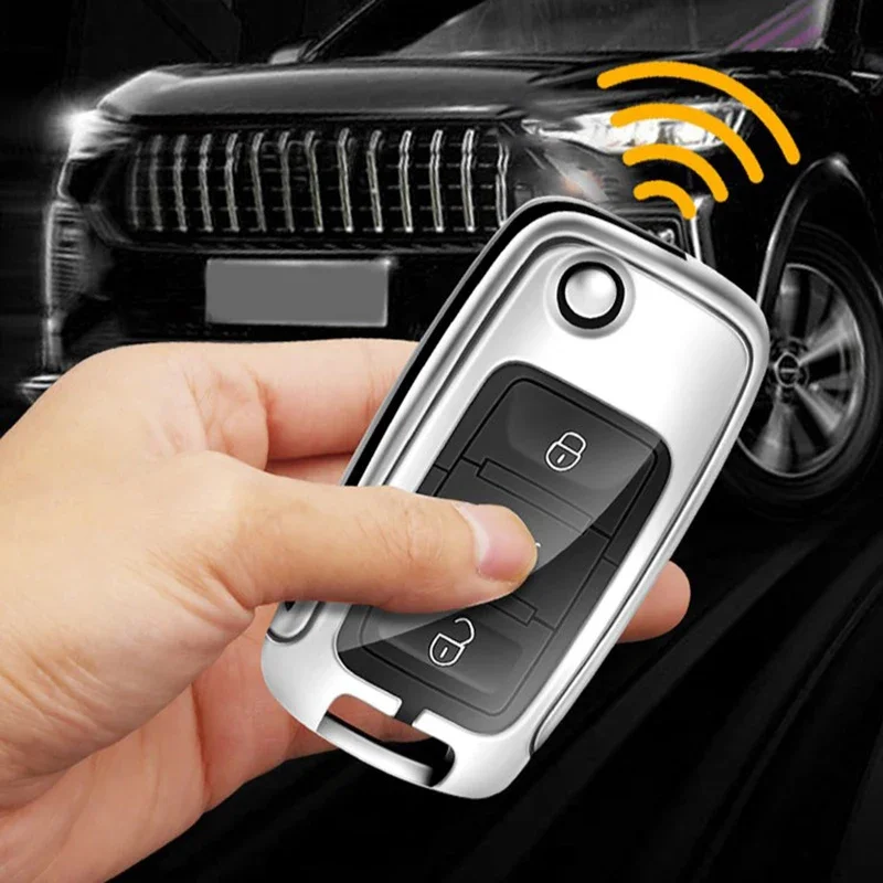 Zinc Alloy Car Remote Key Case For Skoda Superb 1 2 3 Remote Control Protector For Škoda Superb Car Key Holder Car Accessories — view 4