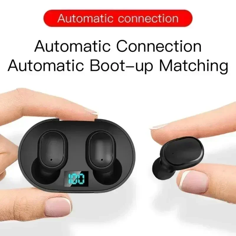 TWS E6S Bluetooth Earphones Wireless Bluetooth Headset Noise Cancelling Headsets With Microphone Headphones For Xiaomi Redmi 4
