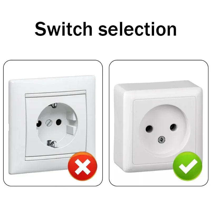 Socket Covers White Electrical Safety Socket Protective Cover Baby Care Safety Guard Protection Children Anti Electric Shock Rotate Protectors