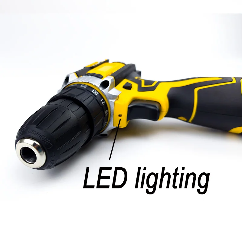 Lithium Electric Drill  Electric Screwdriver  Hand Electric Drill  Electric Tool Set  Multifunctional Accessory Box Packaging 5