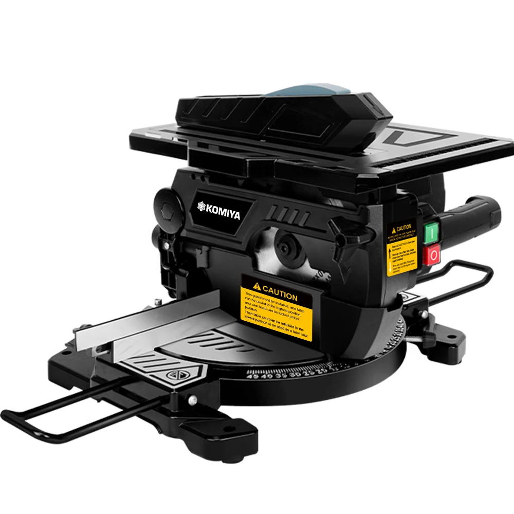 KOMIYA Tiltable Miter Saw Portable And High Precision Saw With Upper Table For Comfortable Use And Big Cutting Capacity