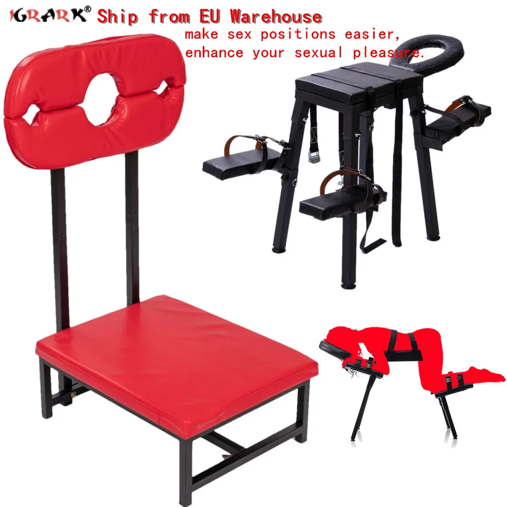 BDSM Bondage Sex Chair Furniture Toys for Men Couples Positions Adjustment Octa-claw Husband Wife Orgasm Riding Adult SM Tools