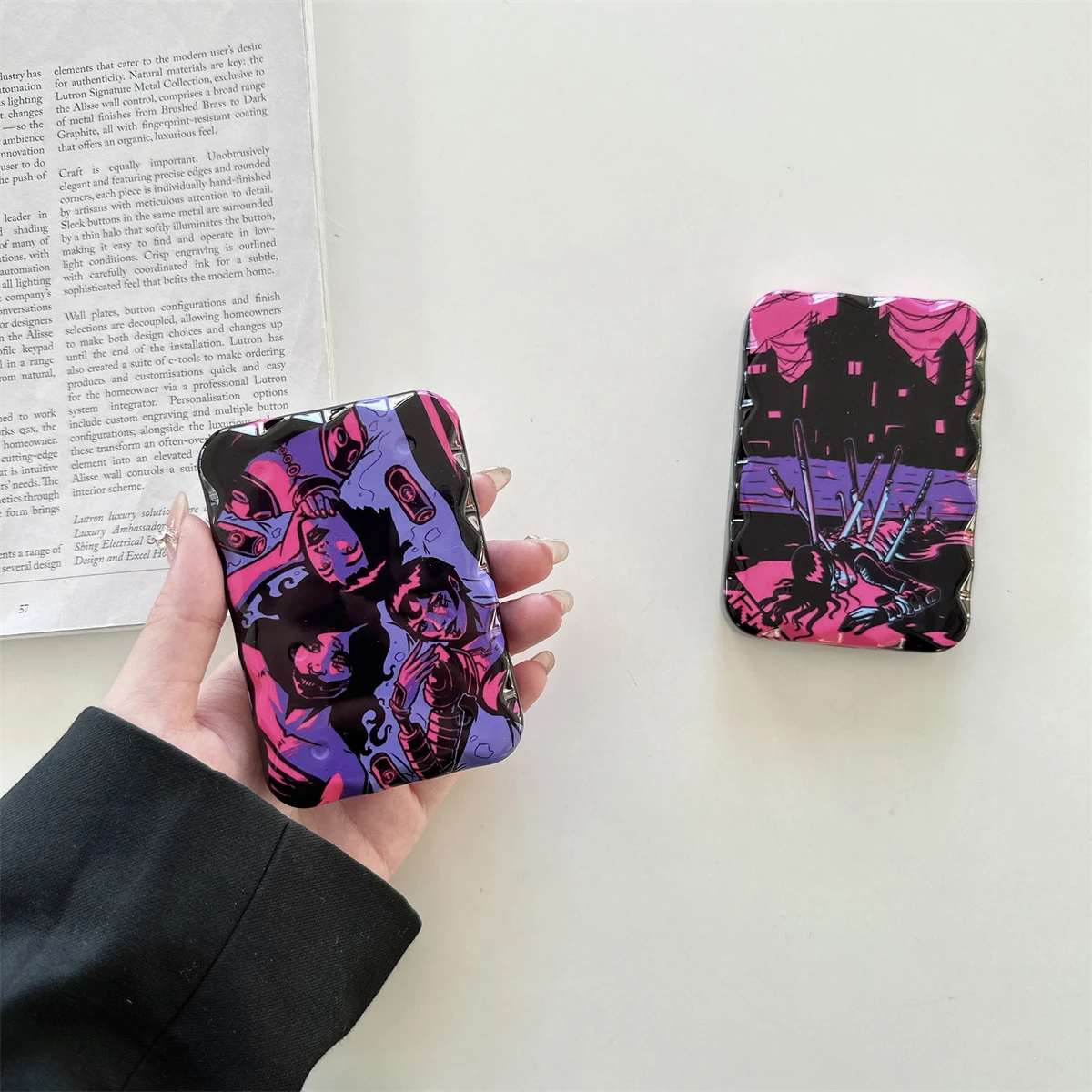 Shadow Appearance Case for iPhone External Battery