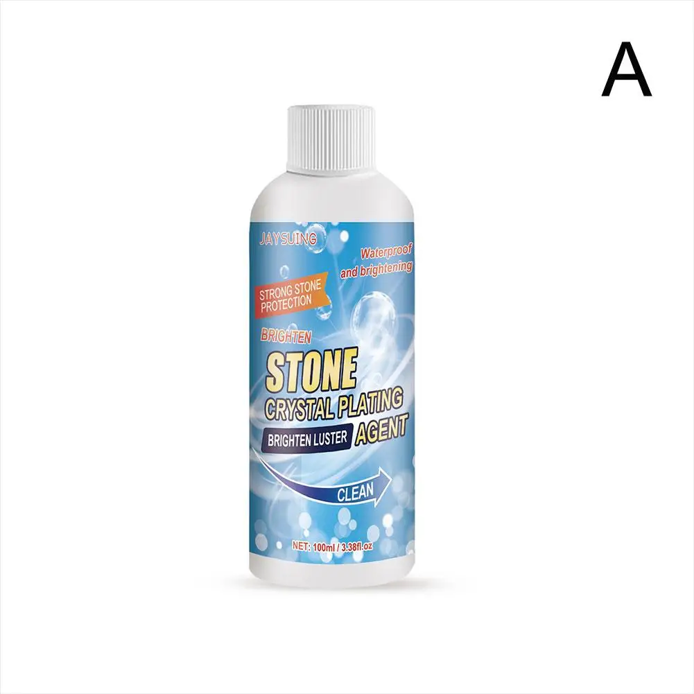 Stone Crystal Plating Agent 100ml for Stonework Tile Marble Quartz