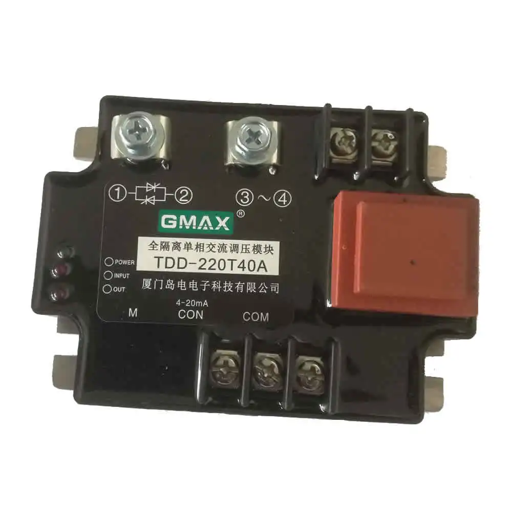 

Single-phase Fully Isolated TTDD-220T40A 75A 120A 150A 200A Voltage Regulating Relay With Heatsink