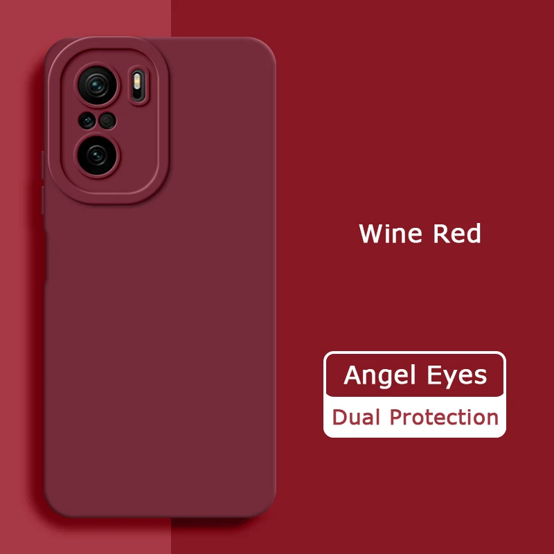Angel Eyes Liquid Silicone Soft Shockproof Phone Case - Full Housing Protection