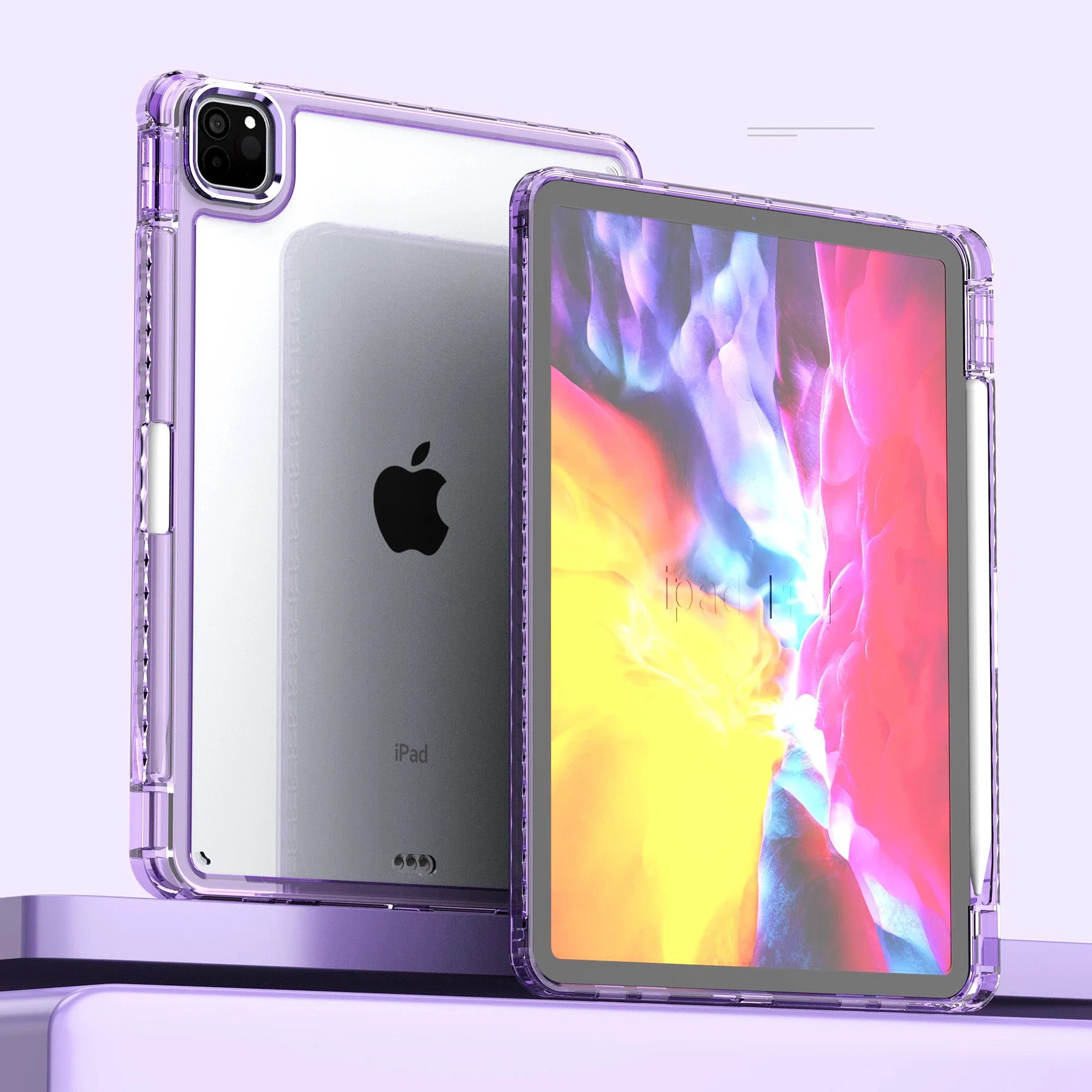 Ultra-Durable Clear Transparent Tablet Case - Shockproof Soft Protective Cover
