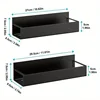 2pcs Magnetic Storage Shelf Household Kitchen Refrigerator Washing Machine Side Hanging Storage Rack, Multifunctional Storage 2