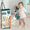 Kids Vacuum Cleaner Toy Pretend Play Vacuum Cleaning Toy Fun Parent-Child Interactive Sweeping Toy With Music And Lights For 1