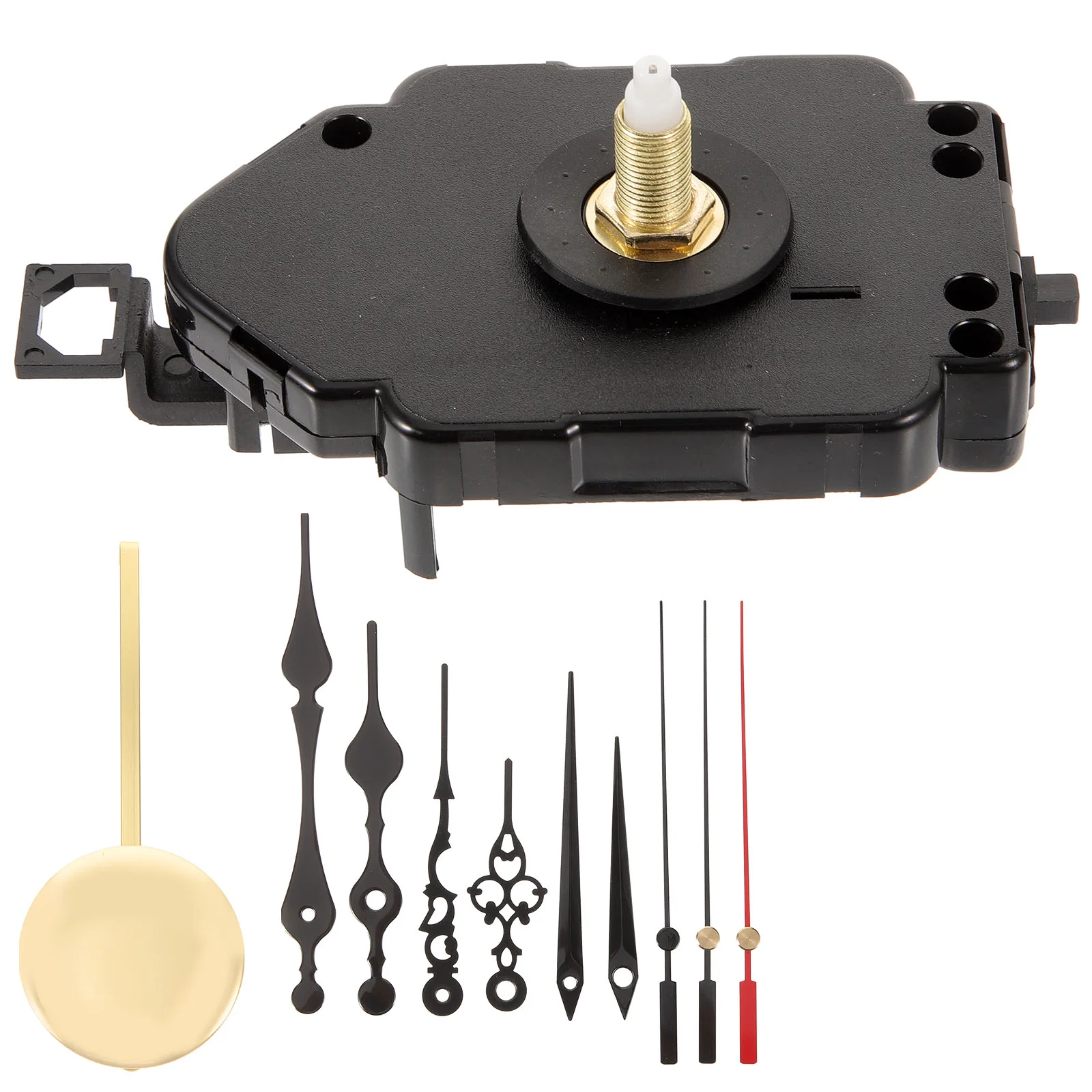 2Pcs Quartz Clock Movement Pendulum Kit Wall Clock Parts Motor Mechanism Replacement Hands Home Decor Accessories