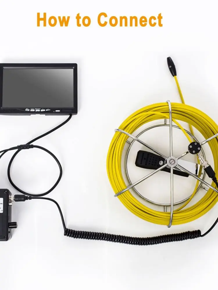 Cable Replacement of SYANSPAN Sewer Pipe Inspction Camera/ Drain Sewer Industrail Endoscope Camera 20/30/50/100/200M Borescope