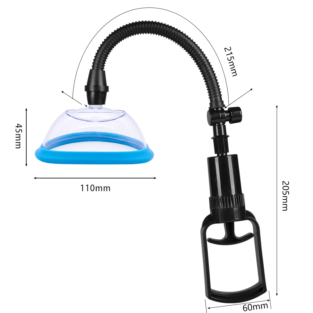 Sex Toys 110mm Pussy Pump Vagina Clitoris Sucker Manual Women Breast Massage Nipple Stimulator Enlarge Vacuum Pump Cover