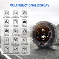 X95 Car GPS Slope Meter Digital Head Up Display Inclinometer Speedometer Off-road Car Pitch Slope Angle Meter Altitude Latitude - Image 2