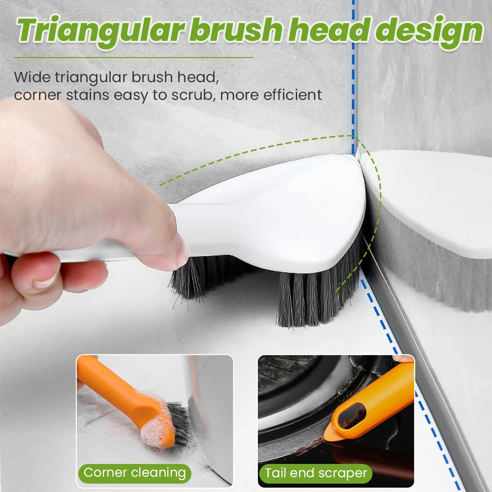 5/1Pcs Hard-Bristled Crevice Cleaning Brush Durable Grout Gap Cleaning Brush  Kitchen Toilet Tile Joints Dead Angle Cleaning Tool - AliExpress