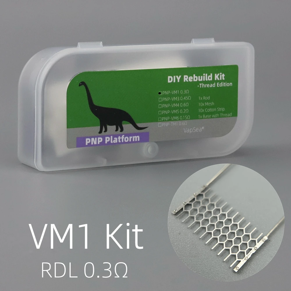 VM1/3/4/5/6 TM1 SMRT DIY Rebuild Tools Kit RBK/PNP Mesh Set With Screw Threading Base Coil For Drag/Vinci X/S/Pro