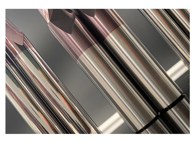 Frese A Testa Sferica CNC 2pz - Carburo AlTiN, 2mm Diametro, 2 Flauti - Foto 8