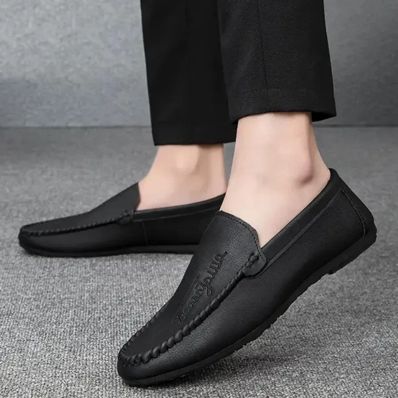 Mens Loafers Men Casual Spring Autumn Casual Shoes Luxury Brand Men's Business Shoes PU Leather for Men Slip on