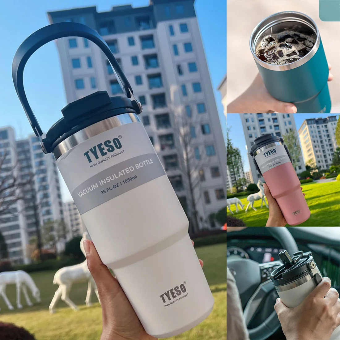 Tyeso Stainless Steel Coffee Cup Cold And Hot Double-layer Insulated Cup Tumbler Thermo Water Bottle Car Travel Mug Vacuum Flask 2 Sa4e28b5b96374c0581caf85e28789996m