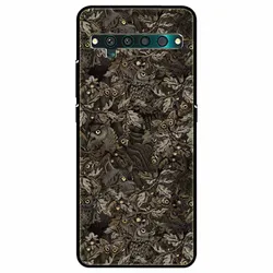 Custodia posteriore in TPU shockproof in silicone per gatti Lion - Copertura protettiva morbida