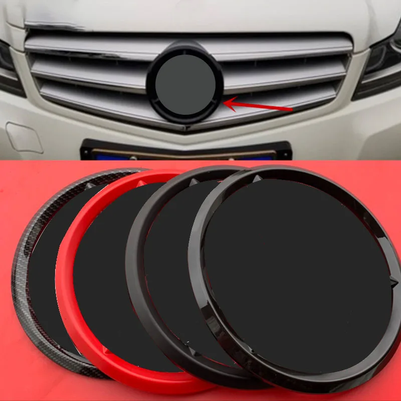 

Автомобильный значок, наклейка с логотипом для Mercedes-Benz A-Class C-Class E-Class CLA GLA Front Mark C200 E300L W204, наклейка, наклейка