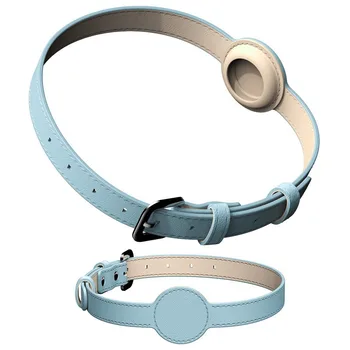 Per Apple Airtag Tracker protettivo Collare per cani da compagnia impermeabile Posizionamento anti-smarrimento Collare per cani in silicone anti-smarrimento
