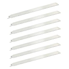 

12Inch 7Pcs Unpainted Reciprocating Saw Blade For Cutting 3TPI Stainless Steel Big Teeth Saw Blades For Freeze Meat