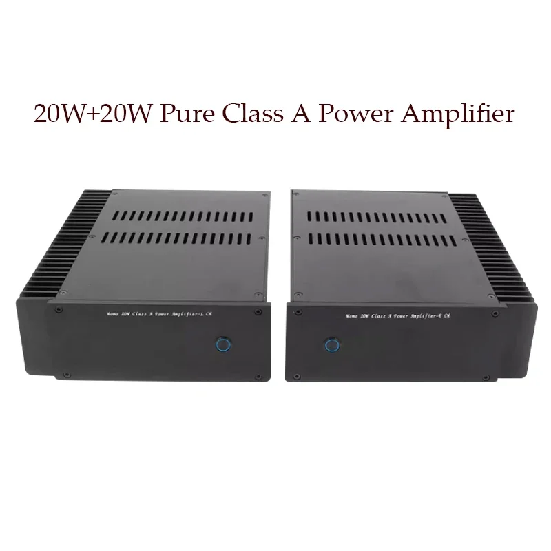 AIYIMA SMSL 후드 JLH2003 모노 스플릿 싱글 엔드 A 클래스 파워 앰프, 보호 Hifi 앰프 포함, 20W + 20W 2N3055 튜브