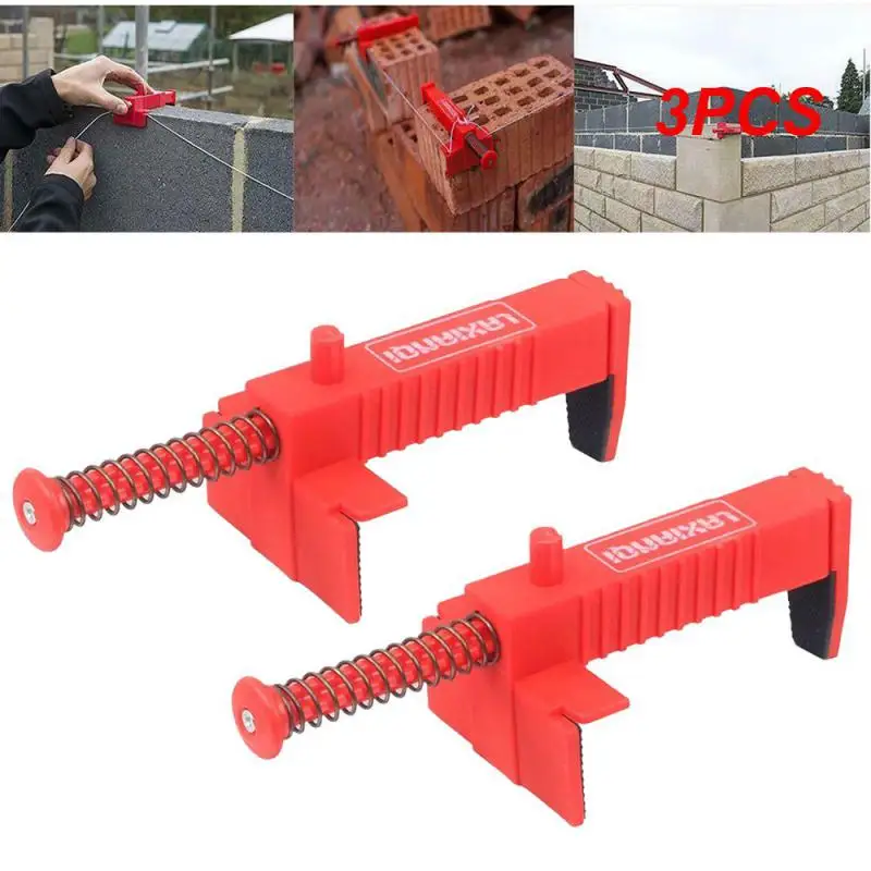 

3PCS Bricklaying Wire Drawer Brick Liner Wall Building Wire Frame Brick Liner Runner Engineering Construction Tools