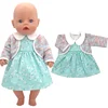 Dolls Out Going Carry Bag Doll Accessory for 43cm Baby New Born Doll Girl for 18 Inch Bag Doll Clothes 2