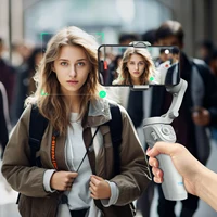 M01 3-Axis Smart Gimbal Handheld Stabilizer Selfie Tripod with Fill Light for Smartphone Anti Shake Foldable for Xiaomi iPhone - Image 3