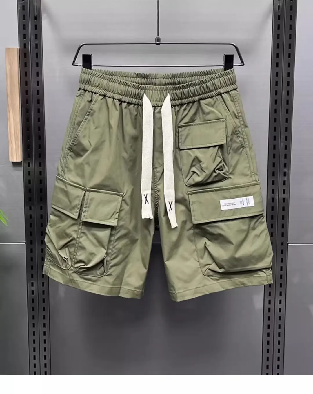 

Men's Shorts Multi-Pocket Fashion Overalls Shorts Quick Dry Outdoor Casual Fitness Loose Harajuku Streetwear High Quality Shorts