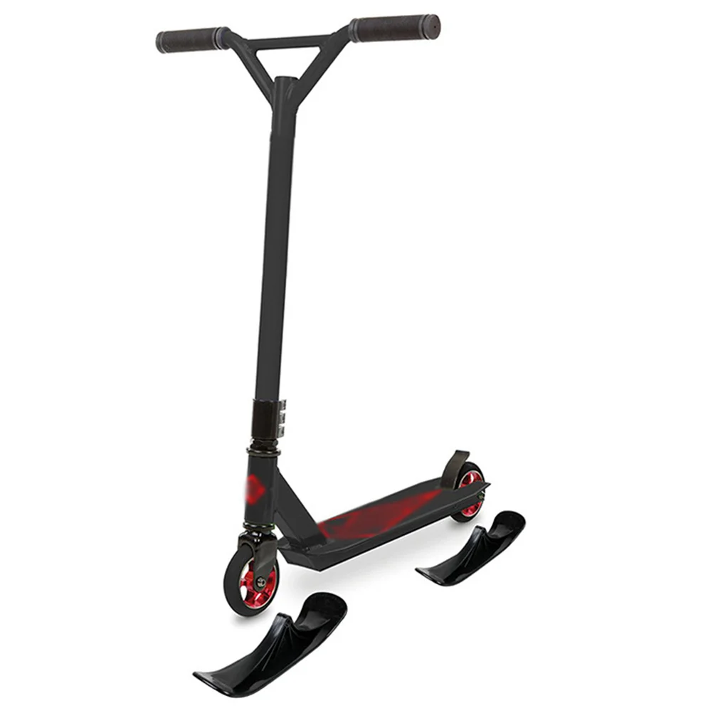 Durable Kids Snow Scooter Sled Skate Board Smooth Edge Children Snowboard Bike Skiing Outdoor Equipment Sleigh For Snow Tubes