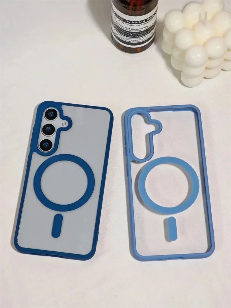 Frosted Magnetic Case with MagSafe Wireless Charging Protector Cover